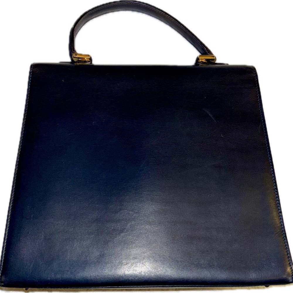 Gucci (w. COA) Calfskin Lady Lock Top Handle Satchel - Picture 8 of 16